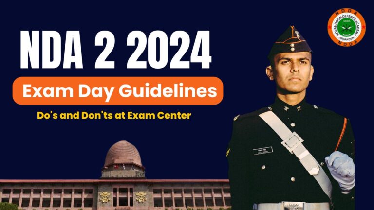 NDA 2 2024 Exam Day Guidelines