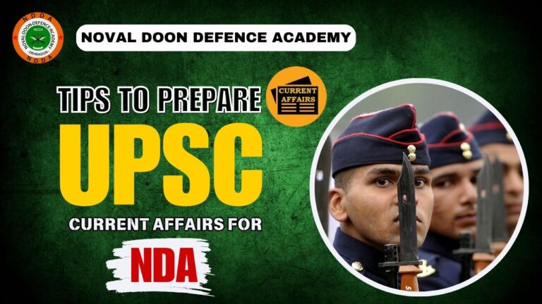 Tips To Prepare UPSC Current Affairs for NDA