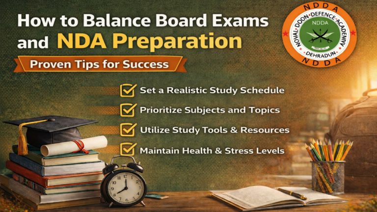 How to Balance Board Exams and NDA Preparation