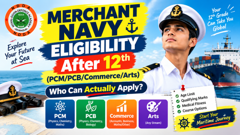 Merchant Navy Eligibility After 12th (PCM/PCB/Commerce/Arts) — Who Can Actually Apply?