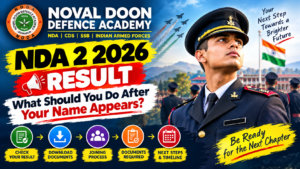 NDA 2 2026 Result What Should You Do After Your Name Appears
